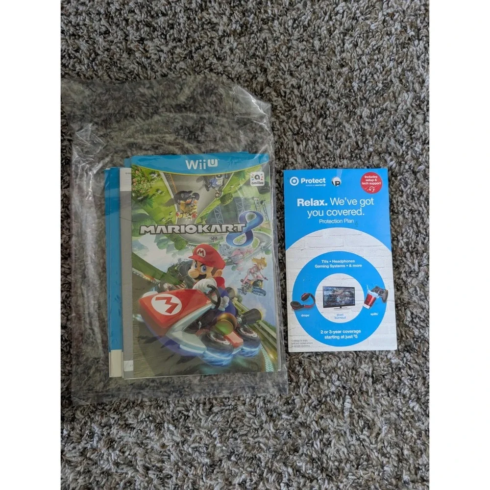 Nintendo Wii U Mario Kart 8 Deluxe 32GB Handheld System - Black With Box